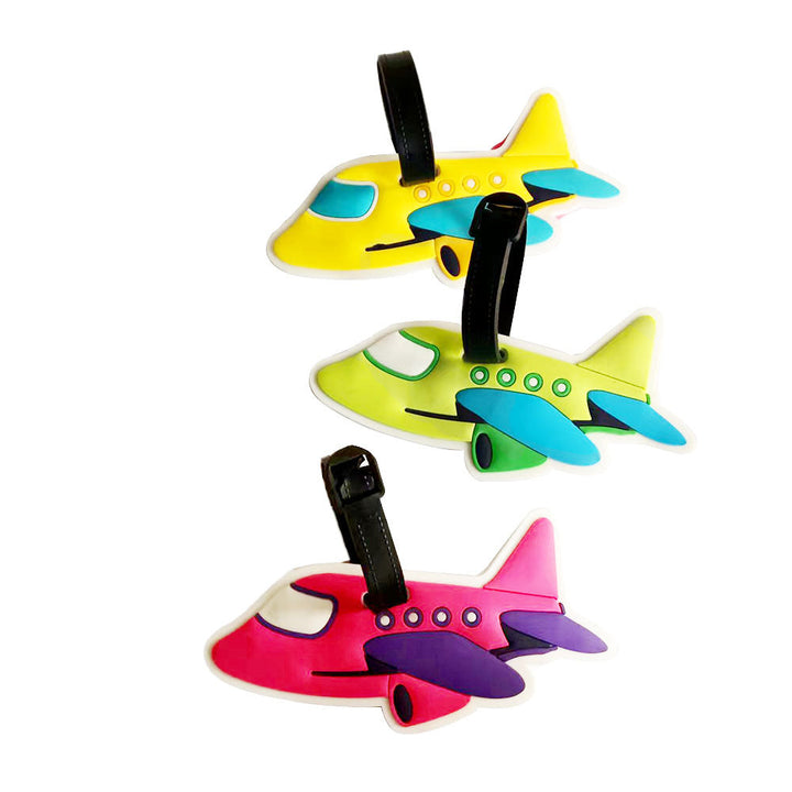 Unisex Airplane-Themed Luggage Tag Kalsten