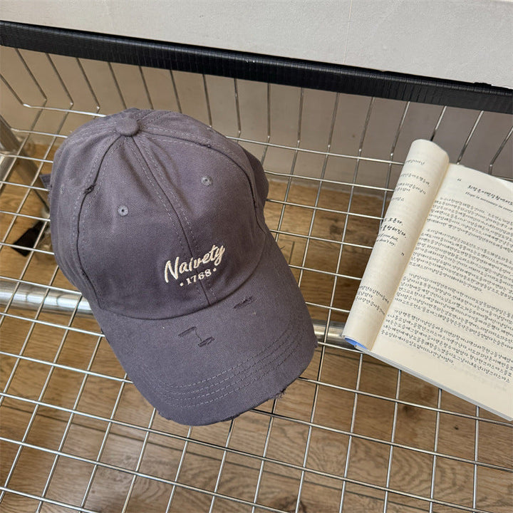 Men's Distressed Cotton Baseball Hat Kalsten
