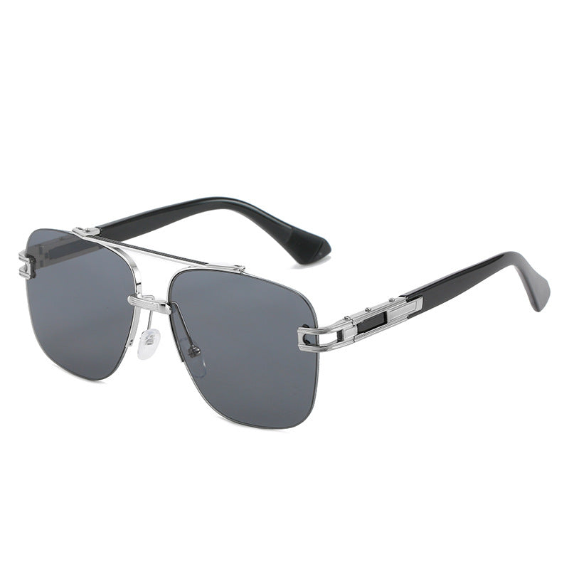 Women's fashionable square sunglasses with elegant metal frame Kalsten