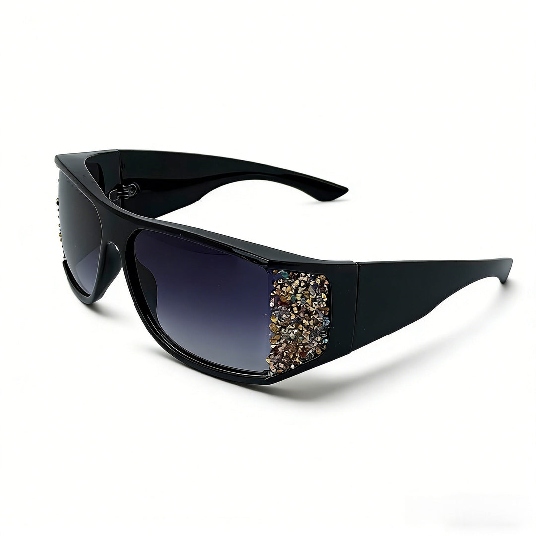 Women's Sporty Sunglasses with Sparkling Appliqués Kalsten