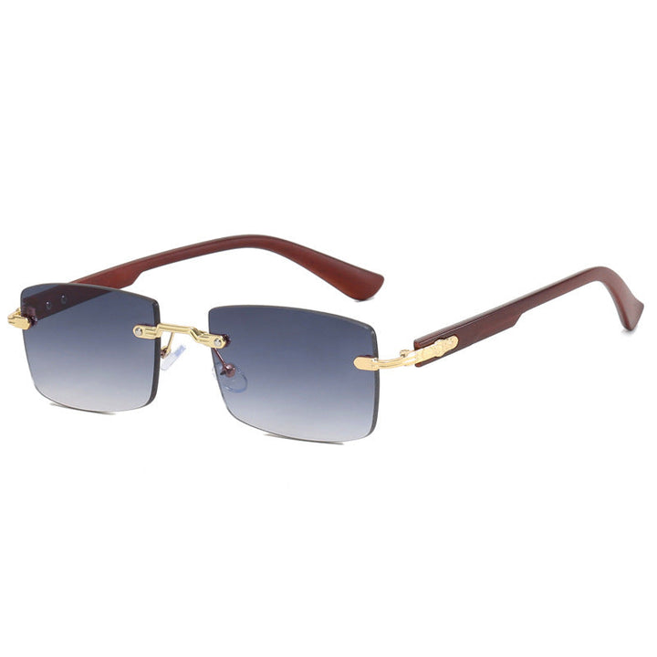 Ladies fashionable square sunglasses with exquisite gold frame Kalsten