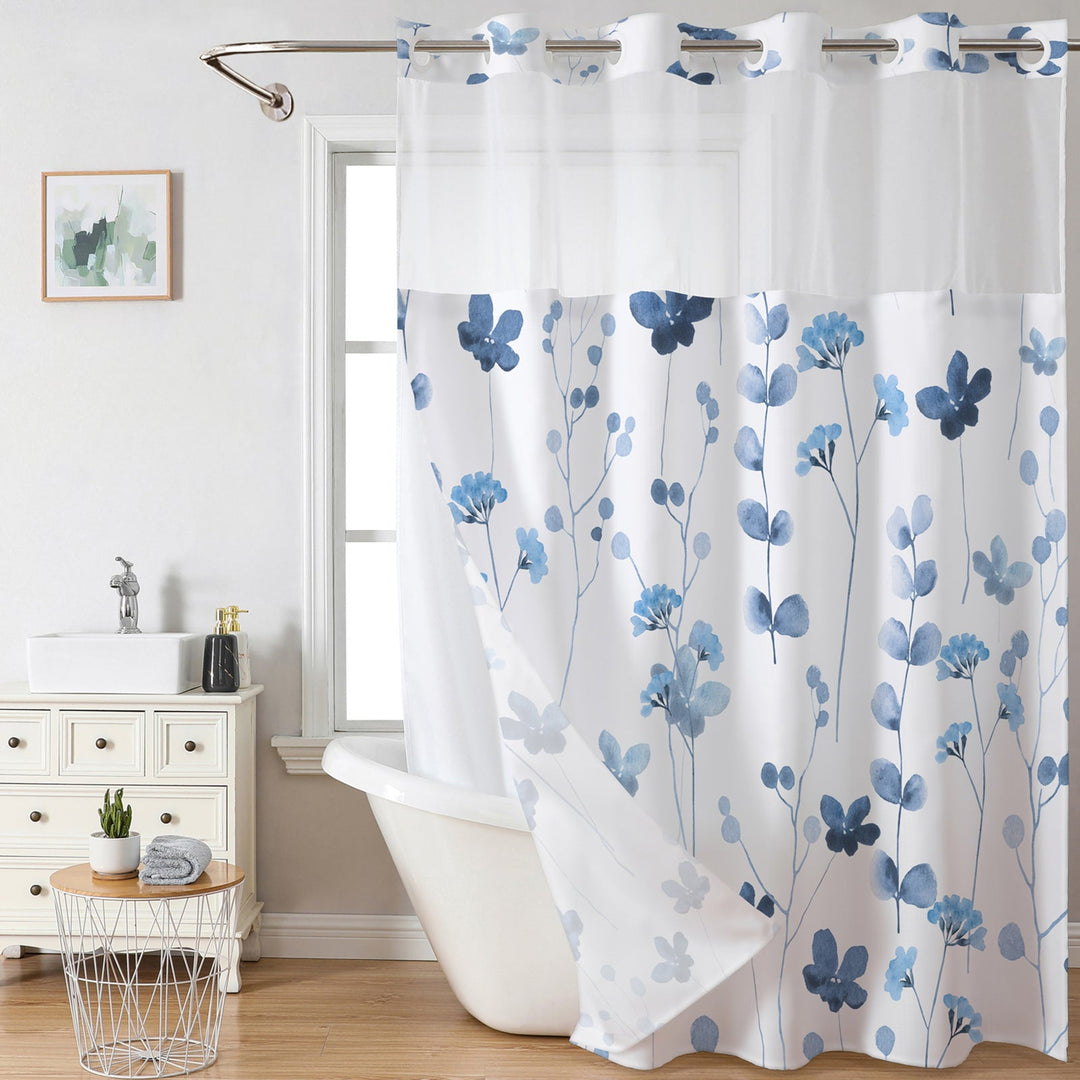 Artistic Floral Shower Curtain Kalsten