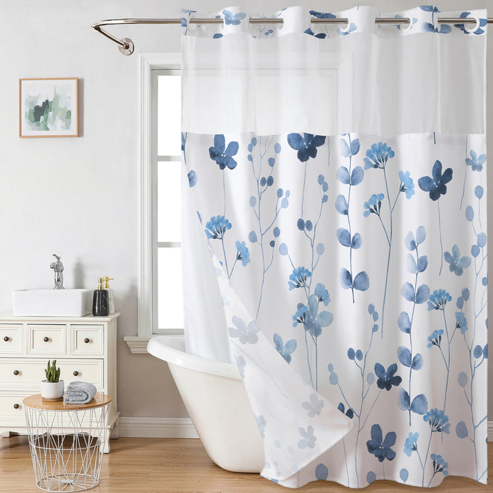 Artistic Floral Shower Curtain Kalsten