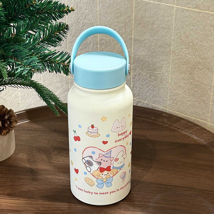 Ladies insulated drinking bottle with cheerful animal motif Kalsten