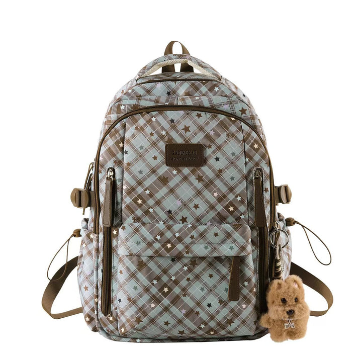 Multi-Compartt Star-Patterned Backpack Kalsten