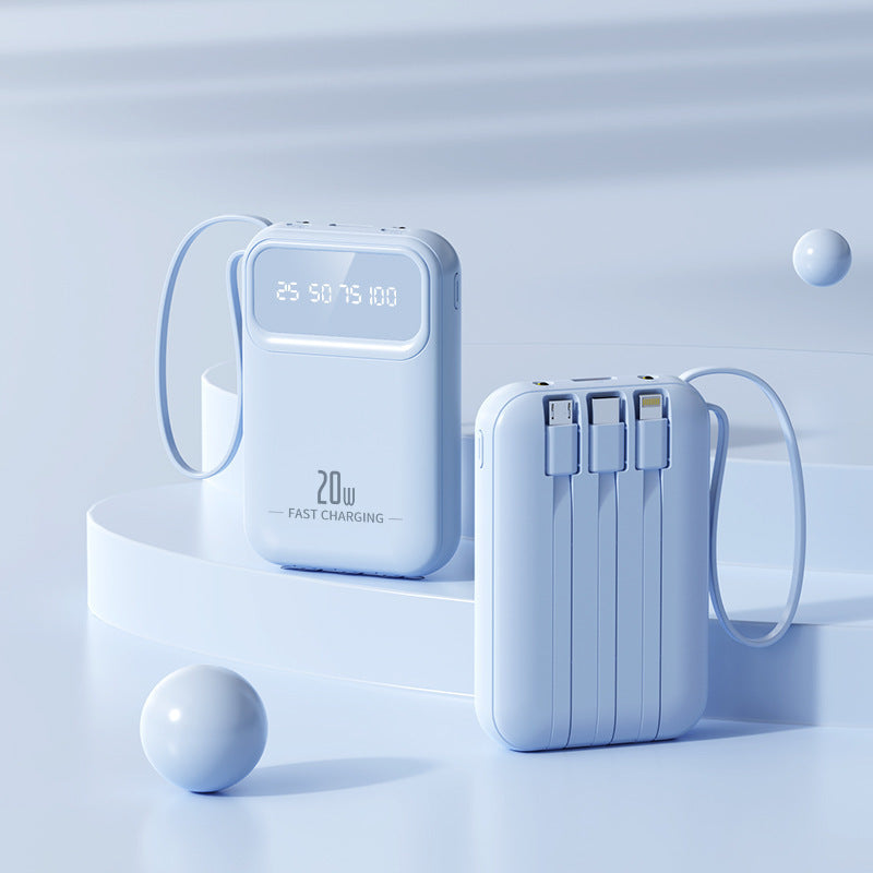 Compact power bank with integrated fast charging ports Kalsten