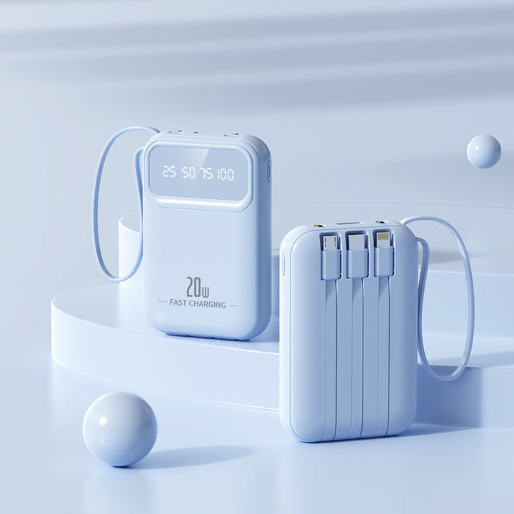 Compact power bank with integrated fast charging ports Kalsten