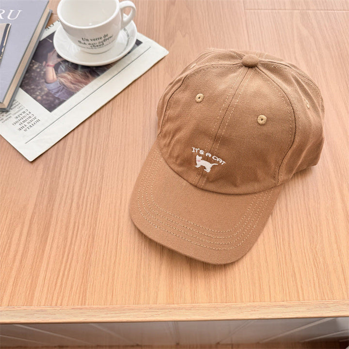 Women's Playful Cat-Embroidered Baseball Cap Kalsten