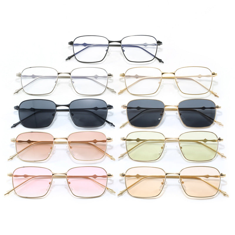 Women elegant square sunglasses with high-quality metal frame Kalsten