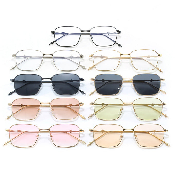 Women elegant square sunglasses with high-quality metal frame Kalsten