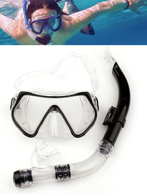 Snorkel mask with anti-fog technology and flexible mouthpiece Kalsten