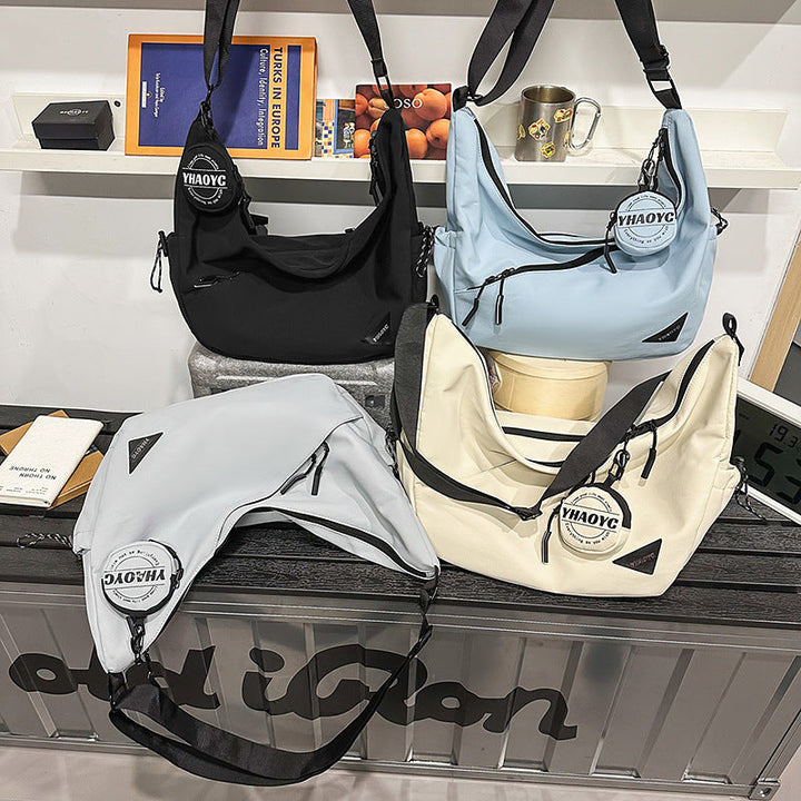 Stylish Shoulder Bag With Multiple Zip Compartments Kalsten