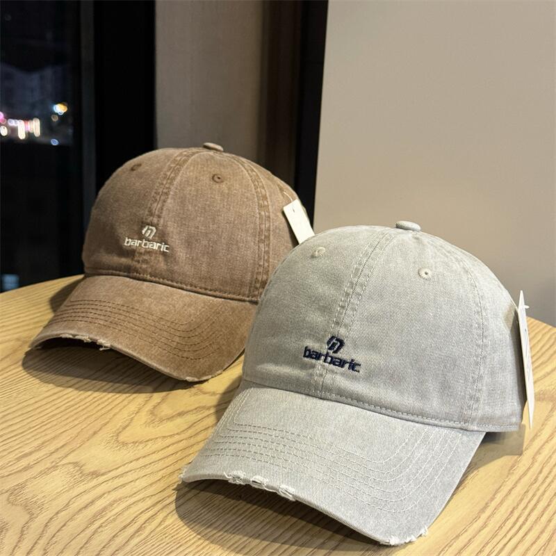 Men's Distressed Cotton Twill Baseball Cap Kalsten