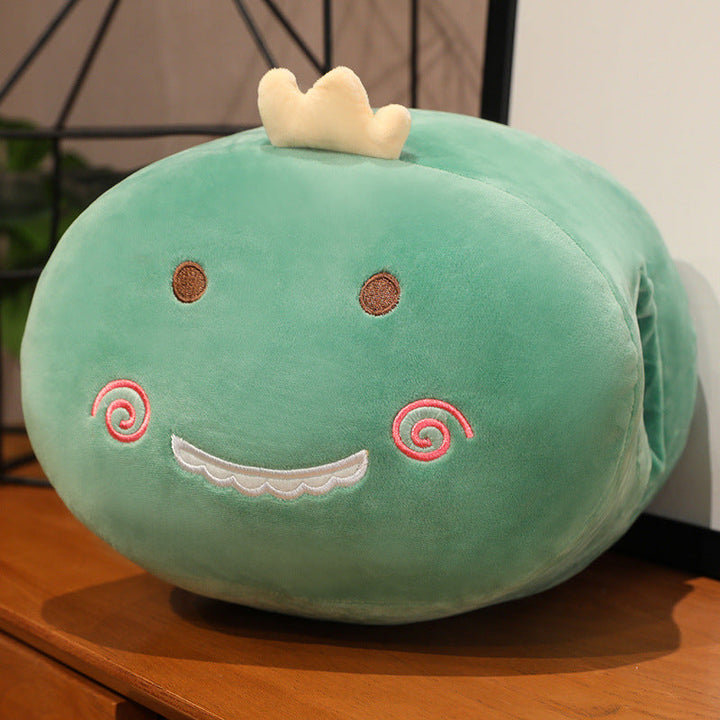 Plush pillow with cactus motif Kalsten