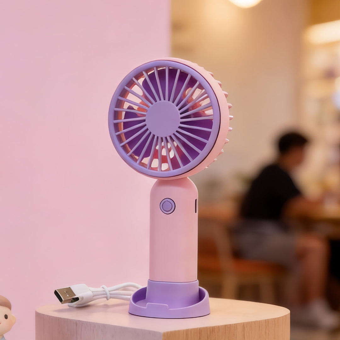 Ladies portable battery-operated hand fan Kalsten