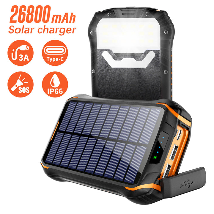 Solar power bank with high storage capacity and IP66 protection Kalsten