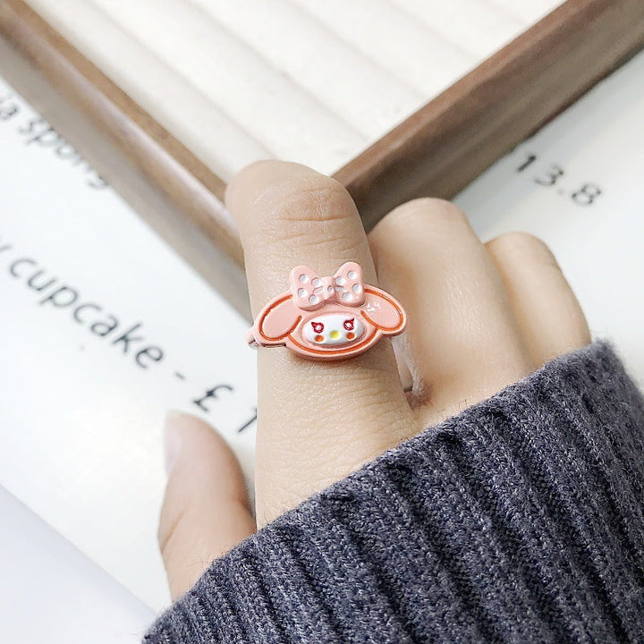 Playful ring with cheerful cartoon motif Kalsten
