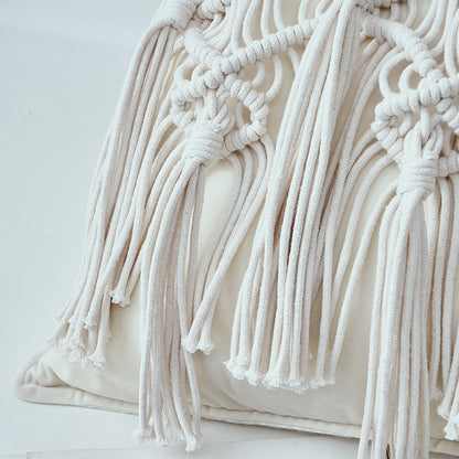 Decorative Macramé Cushion Cover
