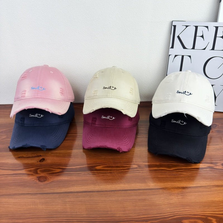 Women's Distressed Cotton Baseball Cap Kalsten 1784270843