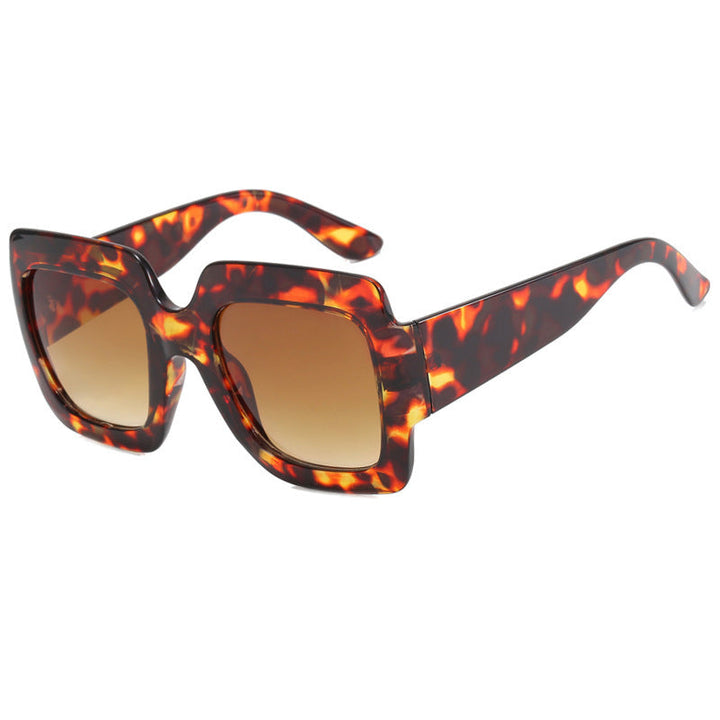 Women's oversized square sunglasses with striking tortoiseshell design Kalsten