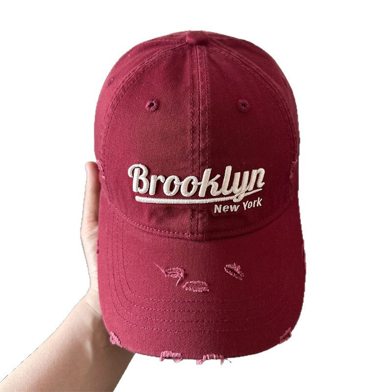 Men's Distressed Brooklyn Baseball Cap Kalsten