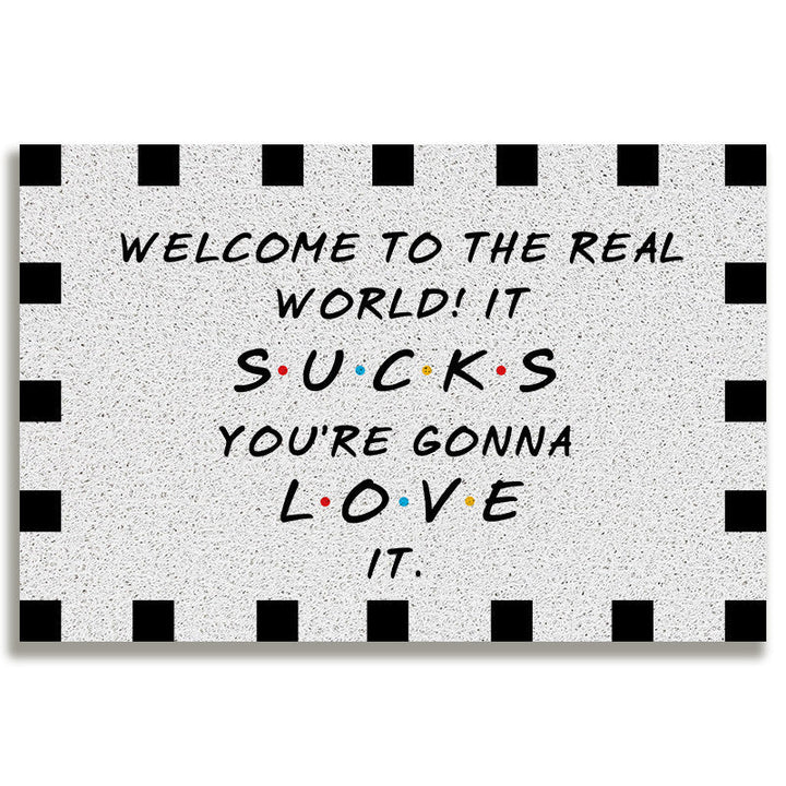 Whimsical Welcome Door Mat Kalsten