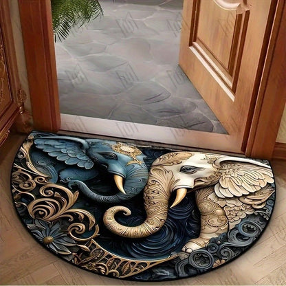 Artistic Round Area Rug Acalora