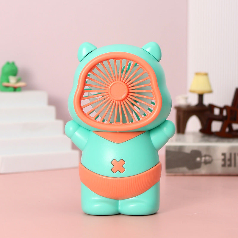 Unisex Portable Mini Fan in playful Bear Design Kalsten