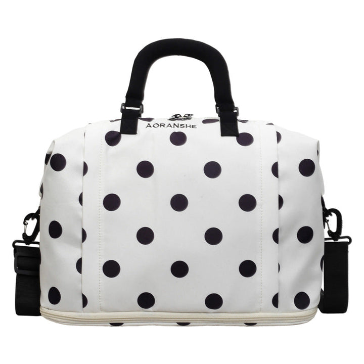 Stylish Polka Dot Travel Duffel