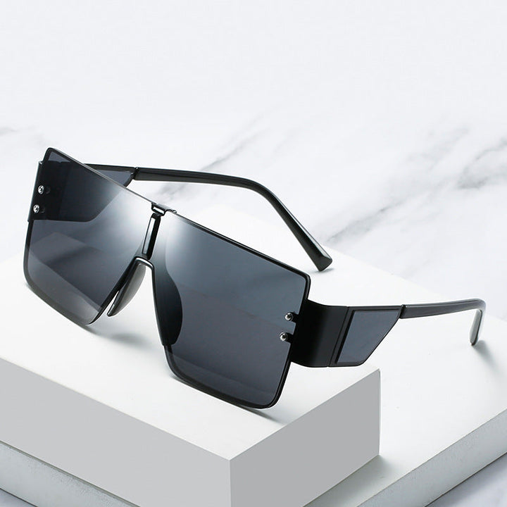 Ladies trendy oversized sunglasses with futuristic design Kalsten