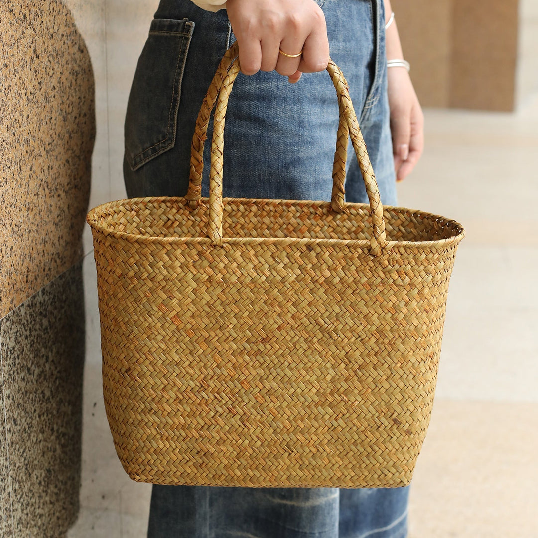 Handwoven Eco-Friendly Market Tote Kalsten