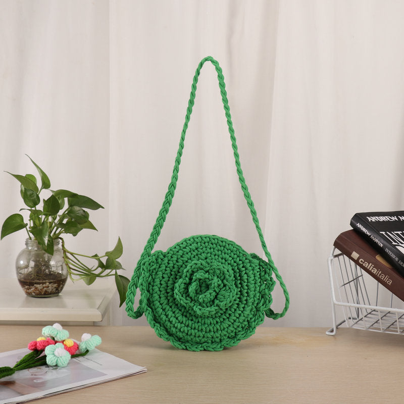 Handmade Crossbody Bag In Unique Floral Pattern Kalsten