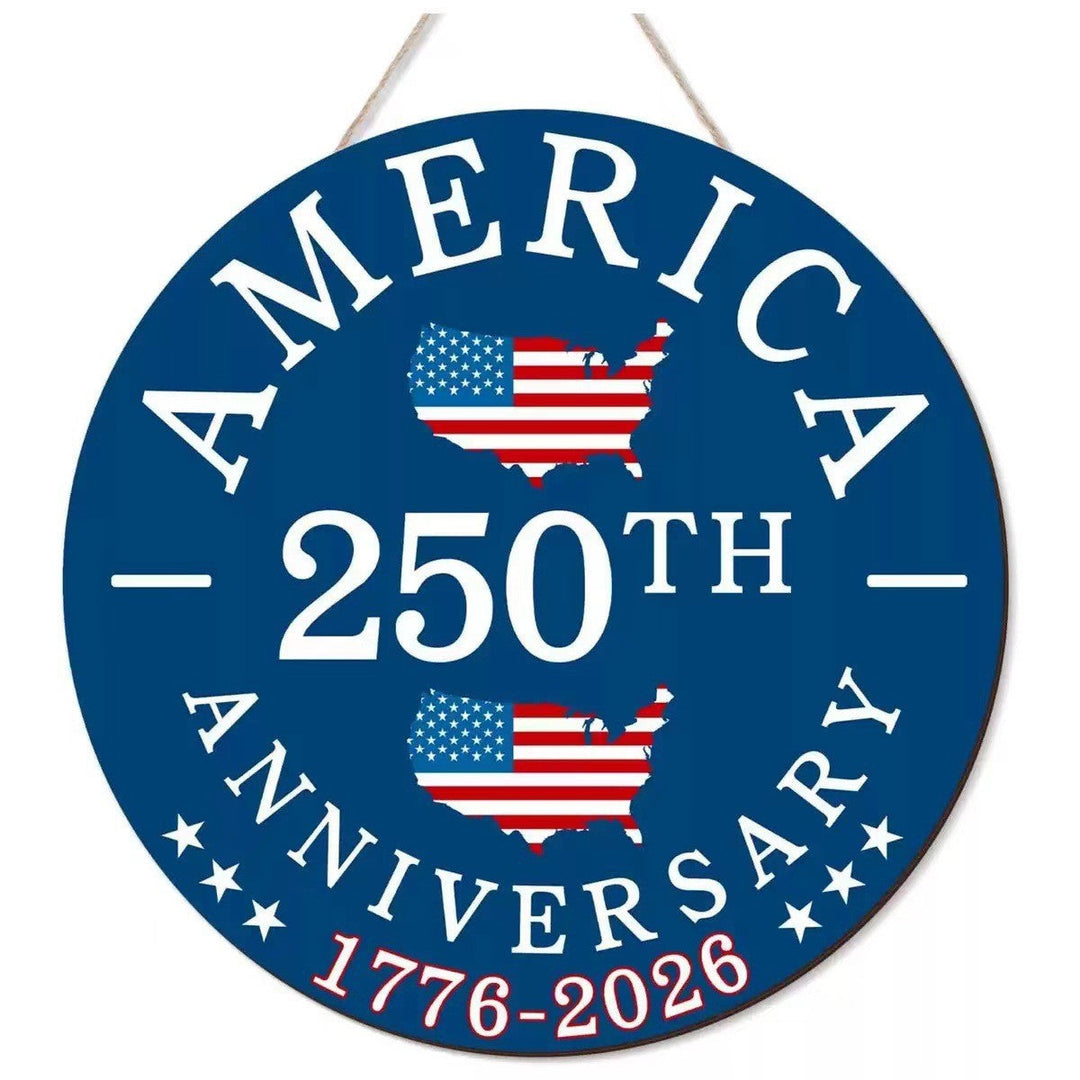 Unisex nan Patriotic Americana Heart Flag Wreath with Ribbon Mesh, Wooden Heart Cutout and Star Accent Bowlsift Kalsten