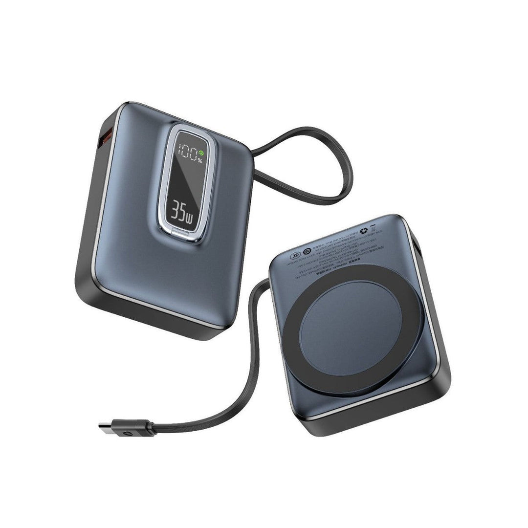 Portable Power Bank with Innovative Wireless Charging Function and Digital Charging Indicator Kalsten