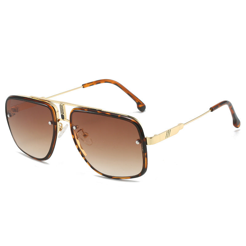 Women's fashionable oversized sunglasses with gold accents Kalsten