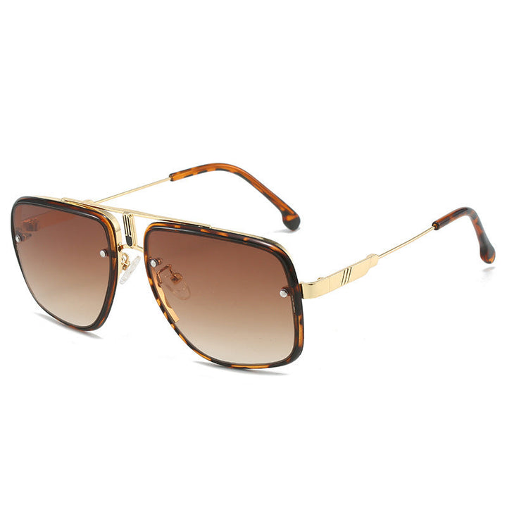 Women's fashionable oversized sunglasses with gold accents Kalsten