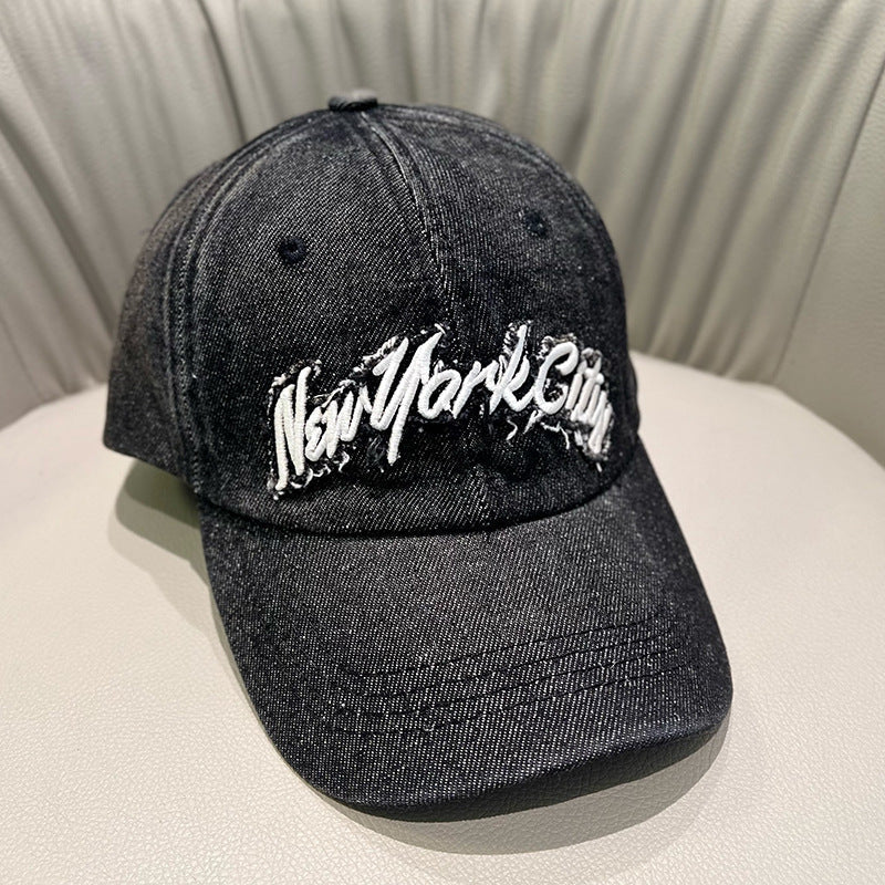 Women's Distressed Denim Cap Kalsten