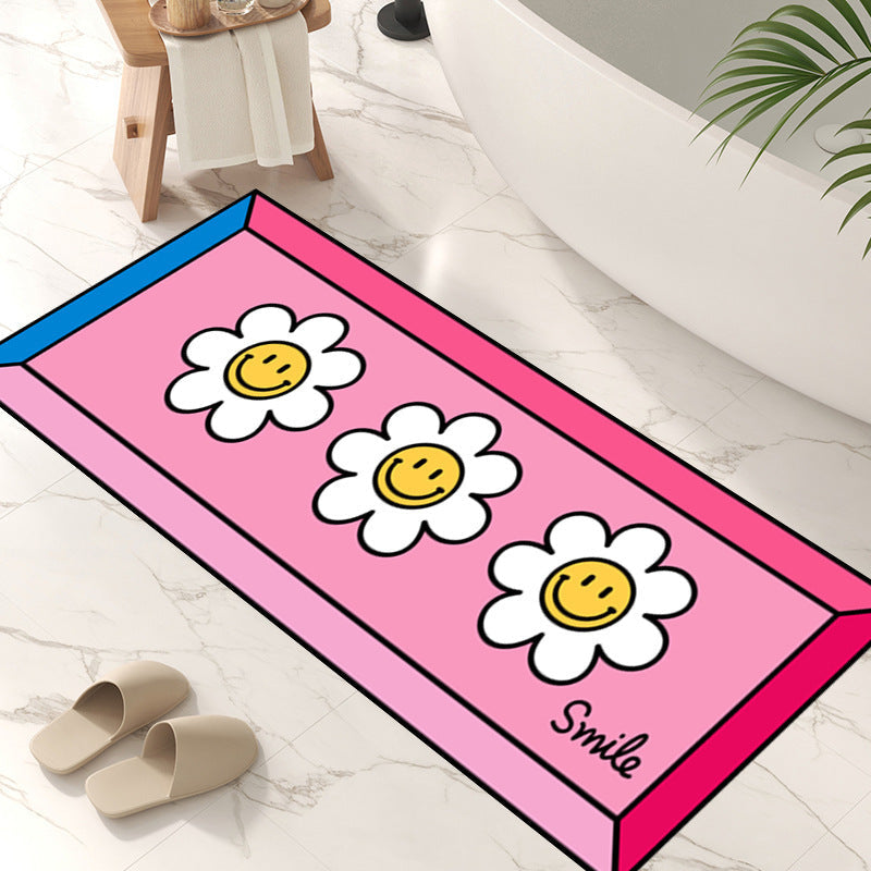 Playful Decorative Bath Mat Kalsten