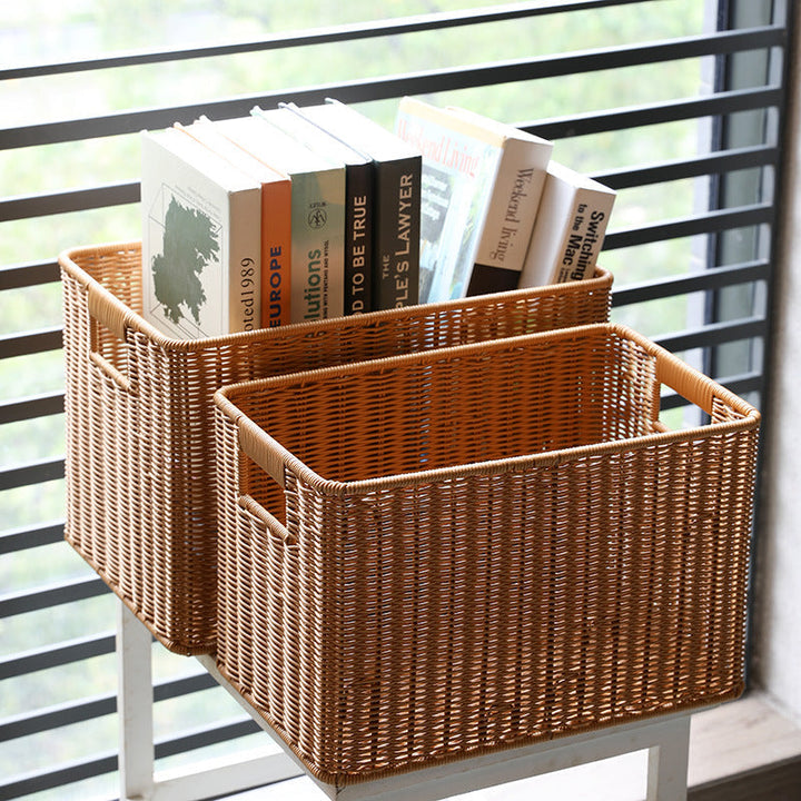 Rectangular Woven Storage Bin Kalsten