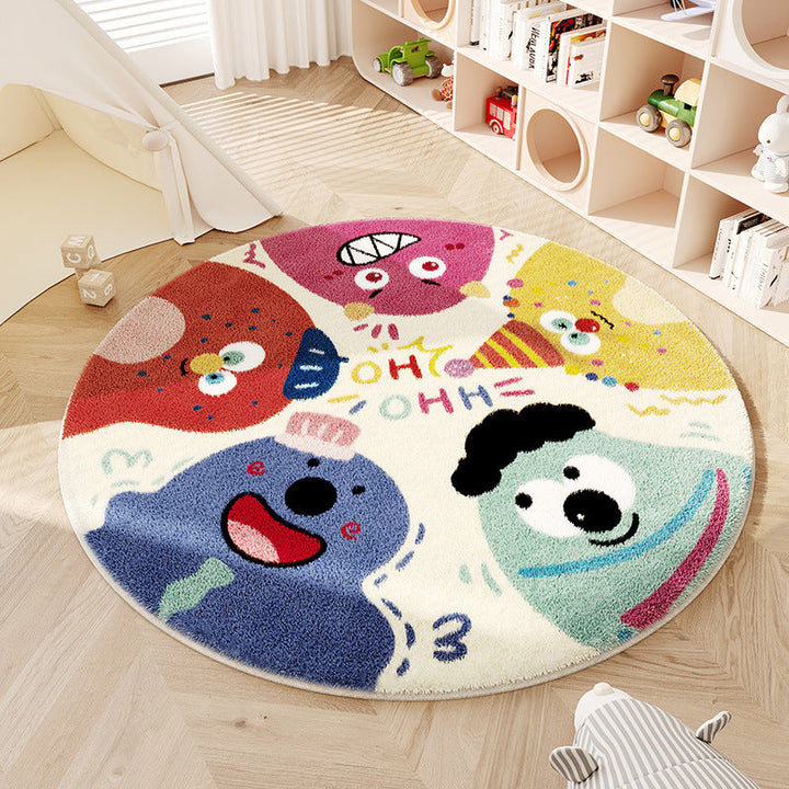 Playful Monster-Themed Area Rug