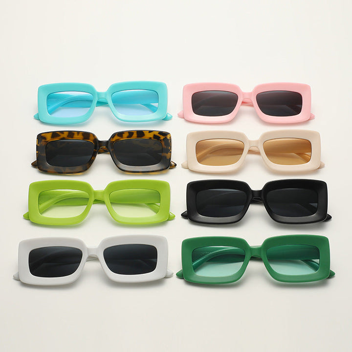 Women trendy square sunglasses with elegant plastic frame Kalsten