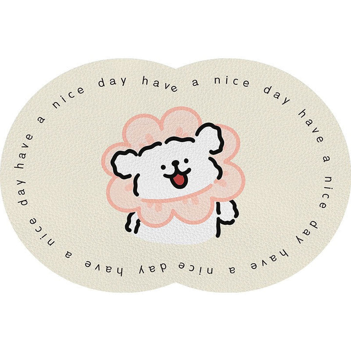 Cute Cartoon Pet-Themed Mat Kalsten