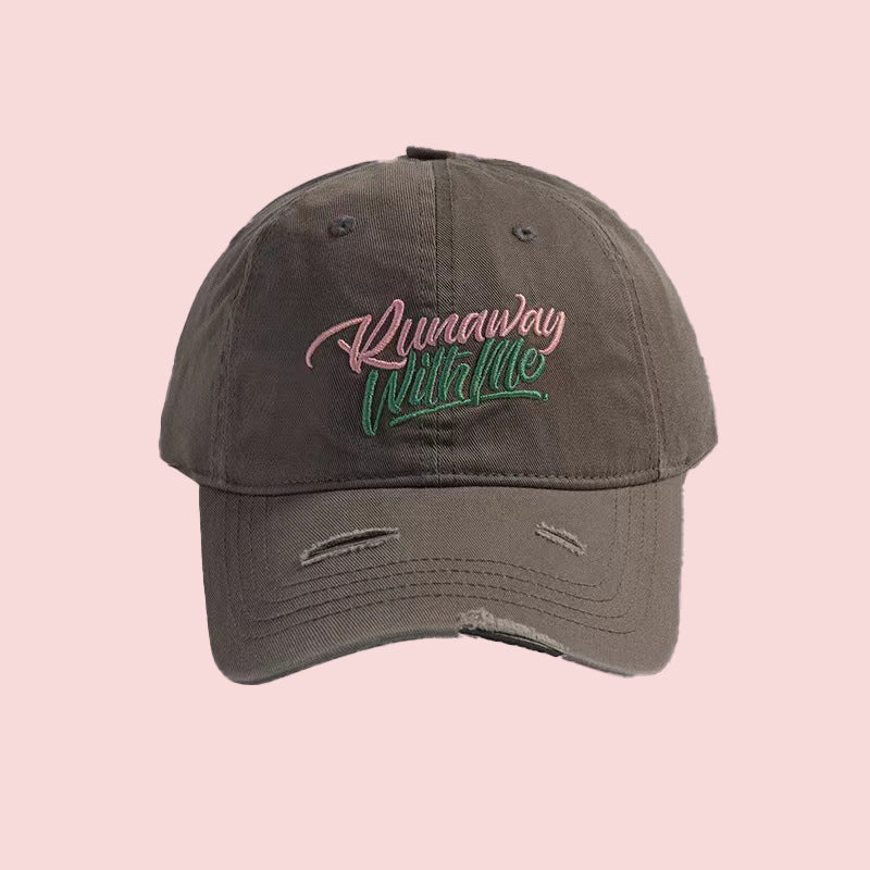 Women's Graphic Embroidered Adjustable Baseball Cap Kalsten