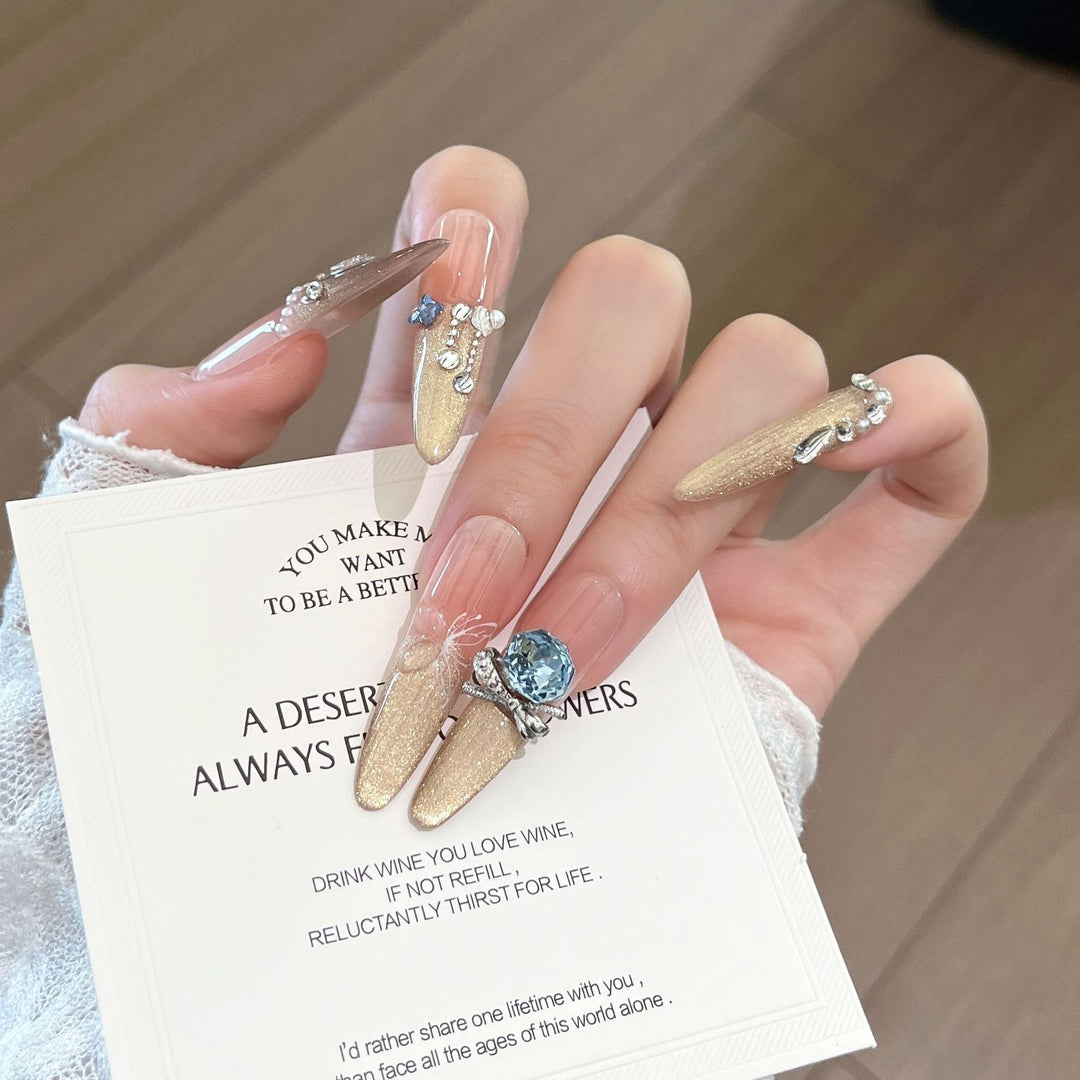 Decorative Glam Nail Art Extensions Kalsten