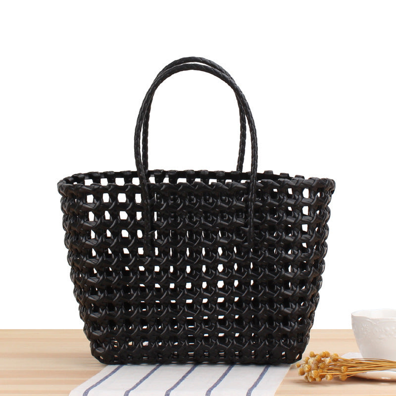 Handcrafted basket bag with unique structural design Kalsten