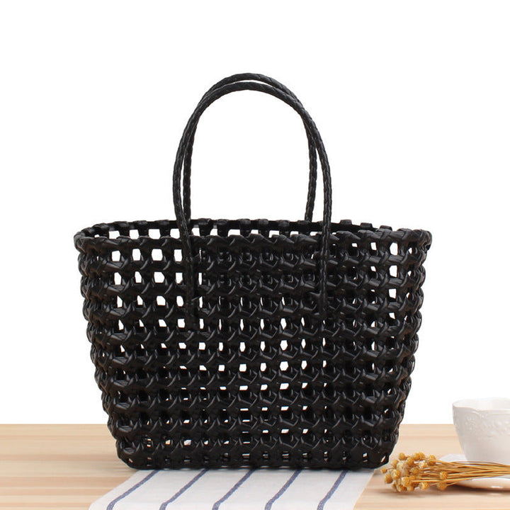 Handcrafted basket bag with unique structural design Kalsten
