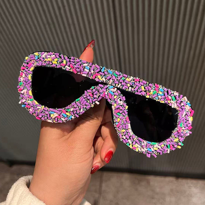 Women's trendy sunglasses with creative icing design Kalsten