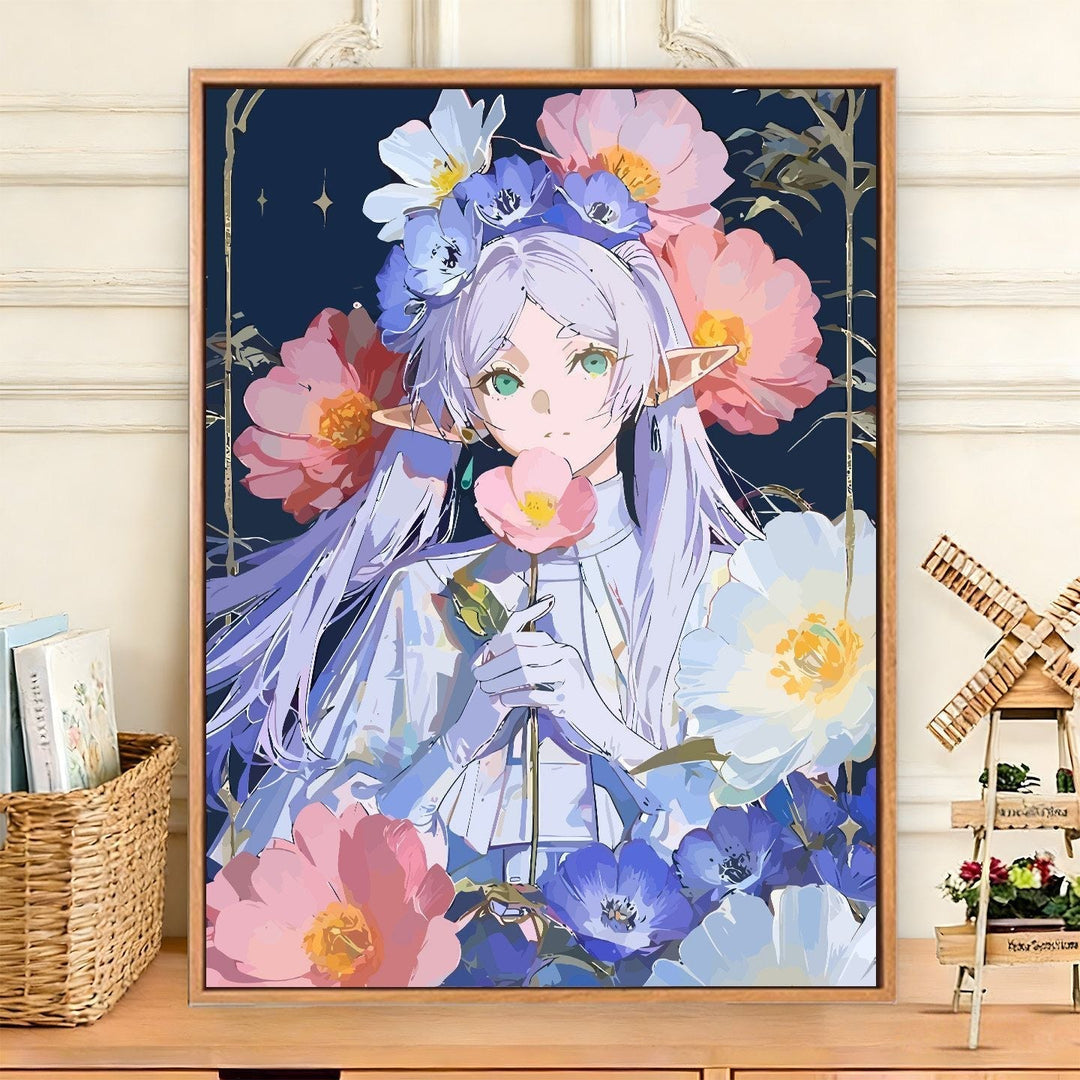 Floral Fantasy Art Print Kalsten