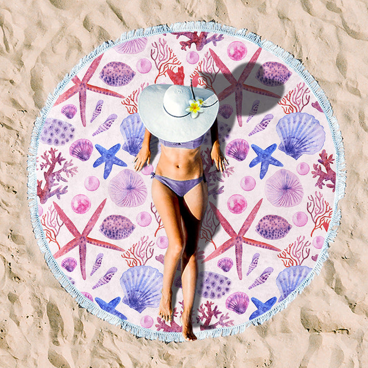 Rundstrand towel with unique sunset design Kalsten