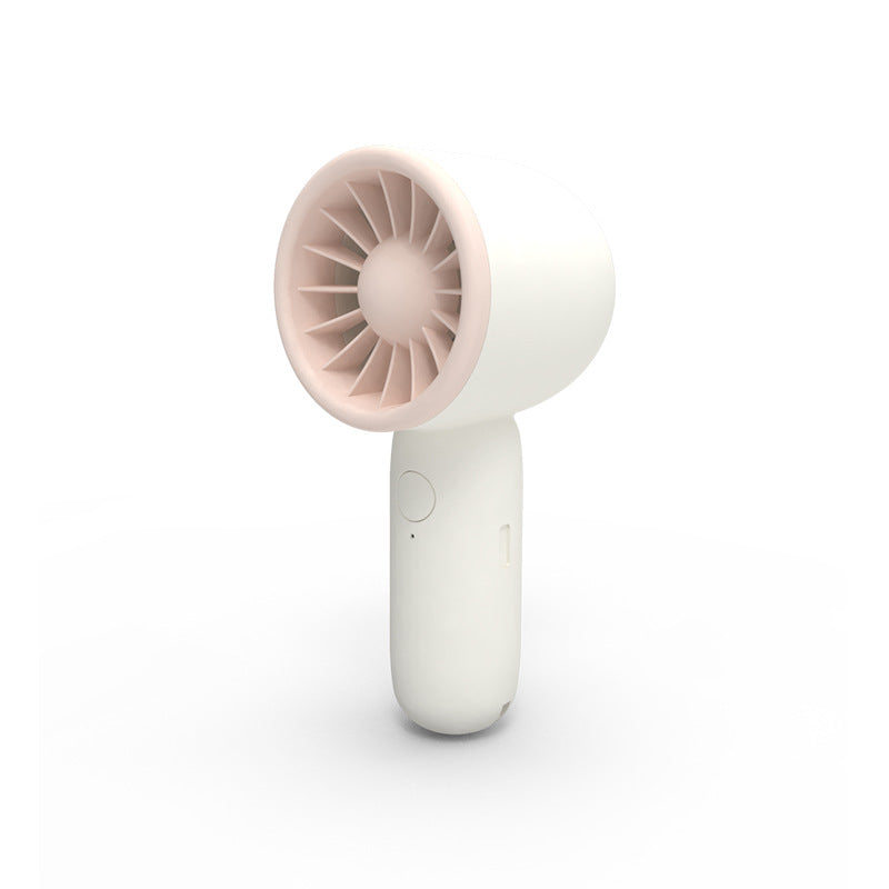 Unisex mini compact pocket fan with rechargeable battery, one-button operation and quiet DC motor Kalsten